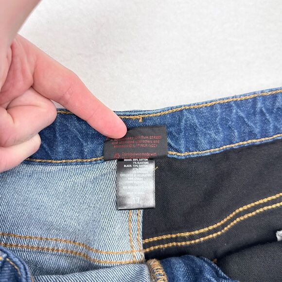 Nightmare On Elm Street Freddie Kruger Denim Shorts Hot Topic Goth Punk Horror - Picture 7 of 9